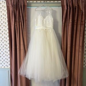 Tulle and Lace flower girl dress